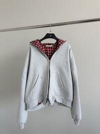 Crest Double Zip Light Grey