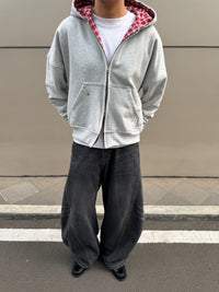 Crest Double Zip Light Grey